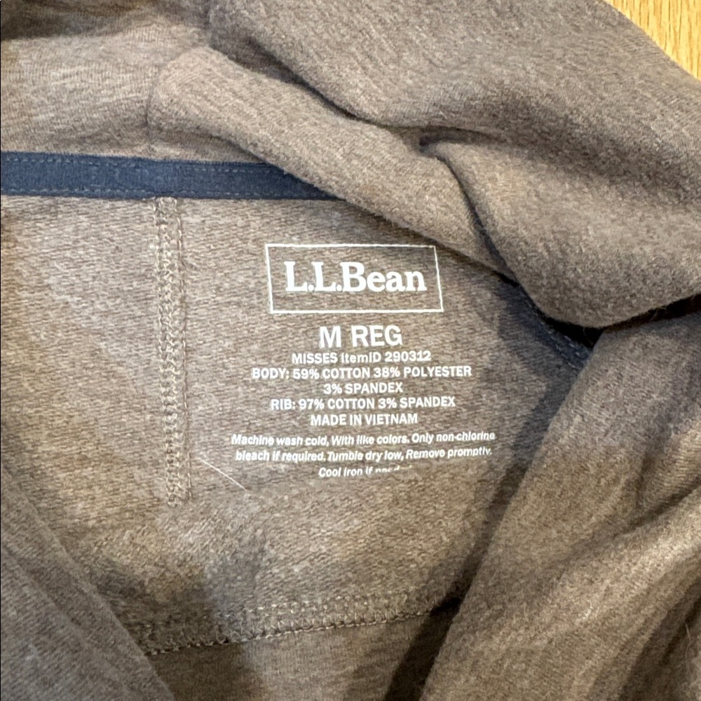 Women’s L.L.Bean Cowl Neck Sweatshirt, Size Medium - Picture 2 of 6